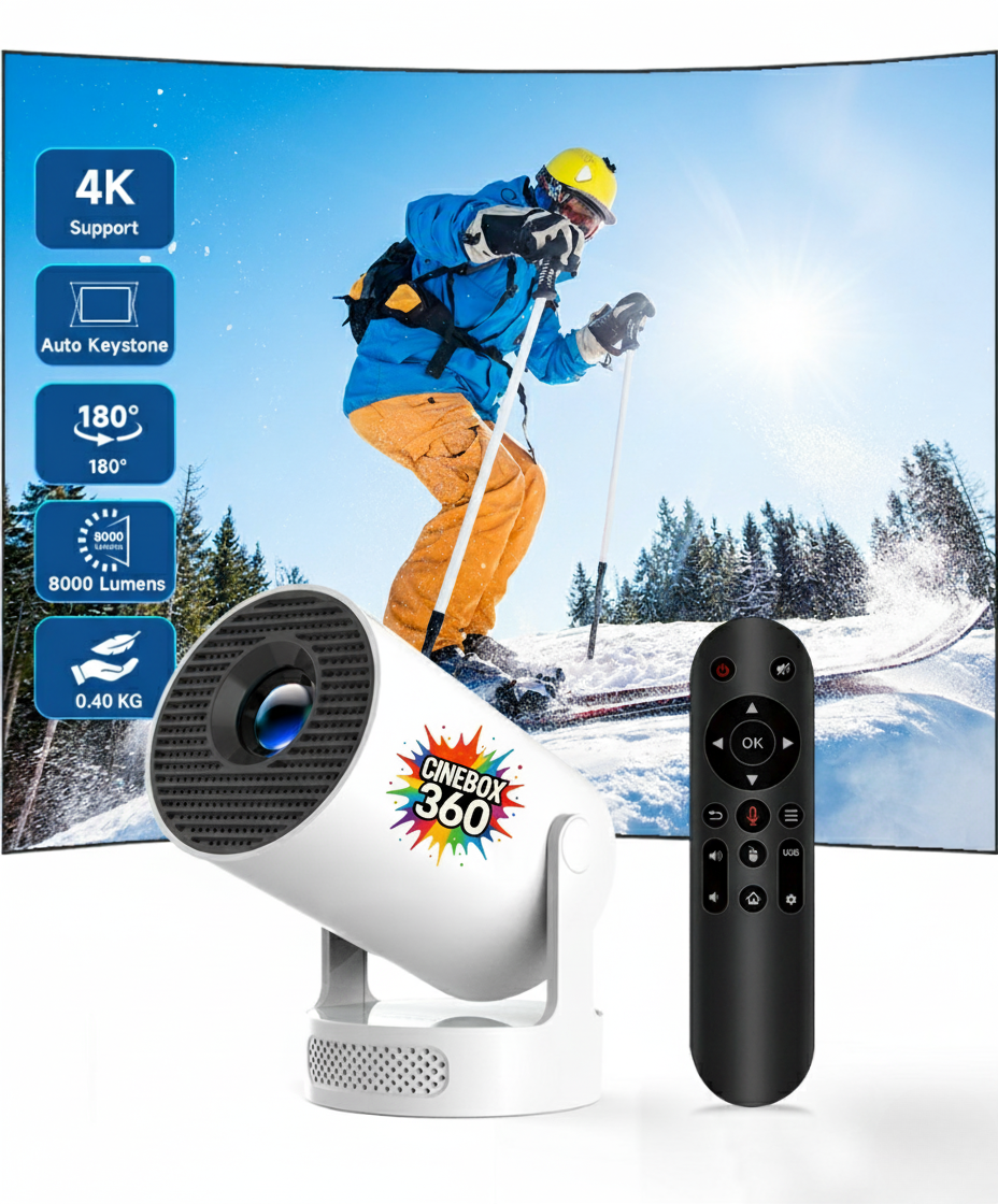 Projecteur Cinéma Portable Nouvelle Génération