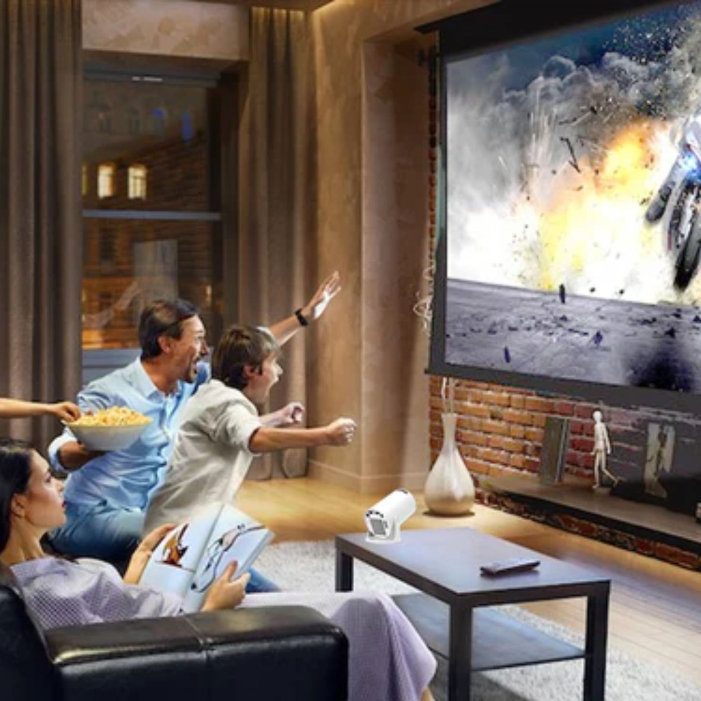 Projecteur Cinéma Portable Nouvelle Génération