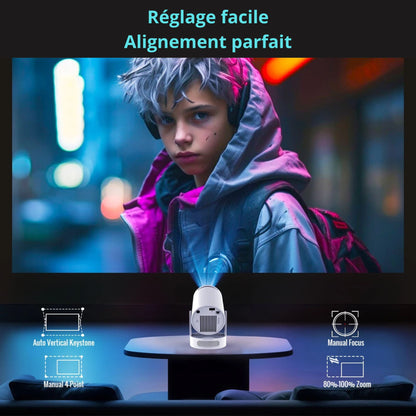 Projecteur Cinéma Portable Nouvelle Génération