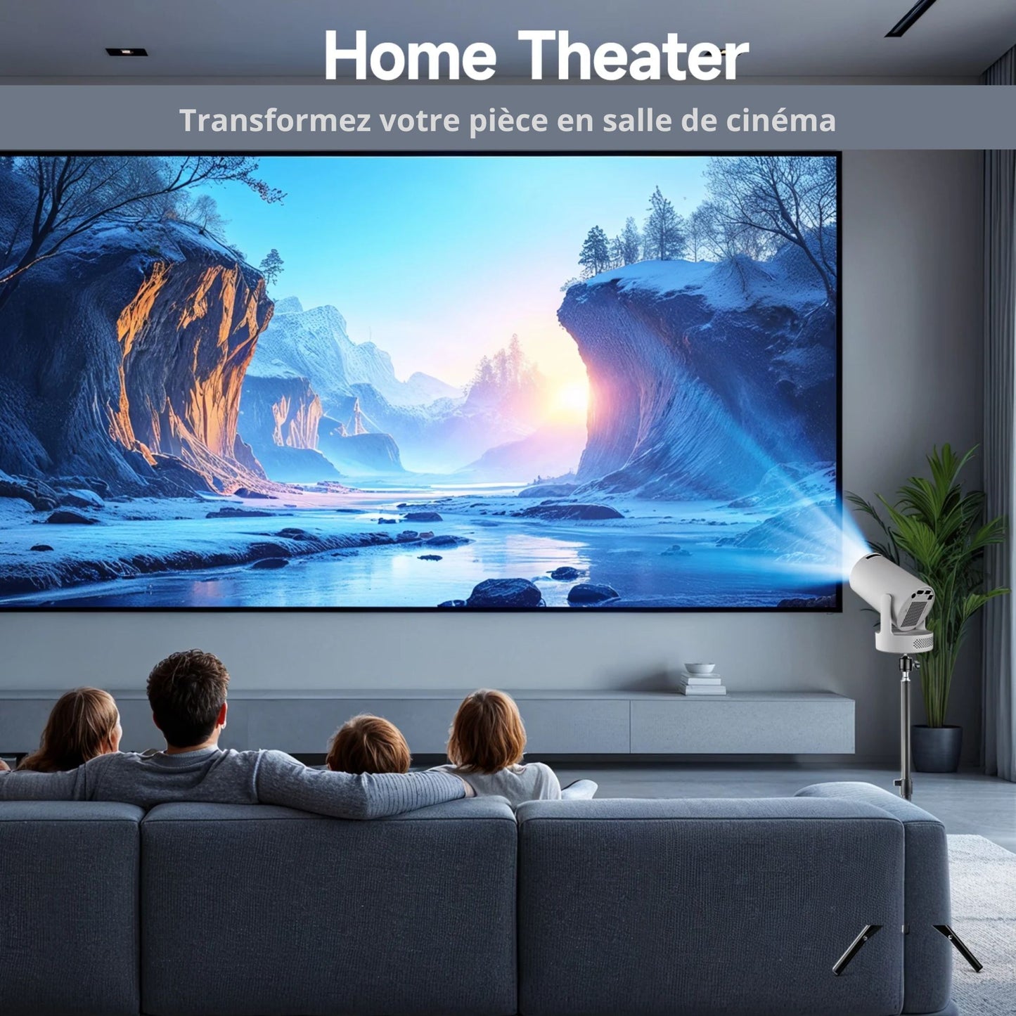 Projecteur Cinéma Portable Nouvelle Génération